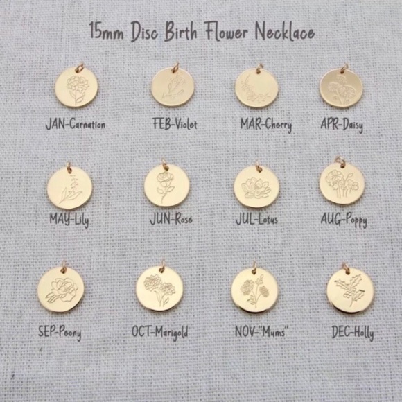 NEW April Daisy Birth Flower Bohemian Charm Necklace - Picture 5 of 8